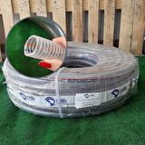 3/4" TELLİ ŞEFFAF HORTUM TİP-A 50 METRE TAHLİYE HORTUMU DİRENAJ HORTUM