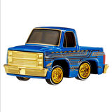 CarTuned S3 1987 Chevy C10 Mavi Lowrider Araba 526681