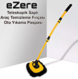 EZERE LS-426 Teleskopik Araç Temizleme Fırçası Oto Yıkama Paspası