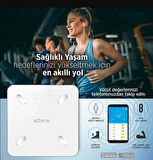 EZERE Body Composition Scale Yağ Ölçer Fonksiyonlu Akıllı Bluetooth Tartı Baskül
