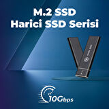 NPO DK02 NVMe M.2 900/1000Mb/s 1TB USB-A/Type-C Kablolu Taşınabilir Harici SSD