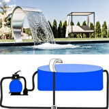 Watershut 350x350mm Kobra Şelale - Havuz Tipi Kenar Fıskiyesi (ET KALINLIĞI 1.5MM)
