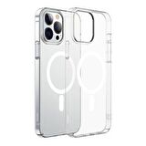 Baseus 2in1 Magsafe Uyumlu iPhone 13 Pro Max Kılıf Ve iPhone 13 Pro Max Ekran Koruyucu Ultra Şeffaf Sararmaz 