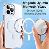 Baseus 2in1 Magsafe Uyumlu iPhone 13 Pro Max Kılıf Ve iPhone 13 Pro Max Ekran Koruyucu Ultra Şeffaf Sararmaz 