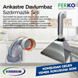 Ankastre Aspiratör Koku Sızdırmazlık Seti 2 mt Borulu