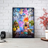 Elemental Animasyon Film Afiş Duvar Dekor Poster 30x42 Çerçevesiz 