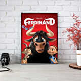 Ferdinand Animasyon Film Afiş Duvar Dekor Poster 30x42 Çerçevesiz 