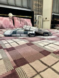 NİVEMESHOME  MAVİ DESENLİ 160X230 TEK PİKE ÖRTÜSÜ TEK KİŞİLİK