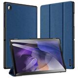 Coofbe Standlı Samsung Galaxy Tab A8 2021 10.5 Kılıf X200-X205 Kalem Yerli Mıknatıslı Kamera Korumalı Tablet Kılıfı
