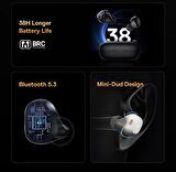 Baseus Bisa Teknoloji Gürültü Önleyici Çift Cihaz Uyumlu Müzik Ve Oyun Modlu Bluetooth Kulaklık 5.3