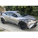 Sts Oto Aksesuar Toyota C-hr 2016-2020 Batman Yarasa Ayna Kapağı Piano Black Abs Plastik