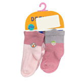 Defne Baby 2'li Bebek Çorabı K002-24
