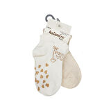 Katamino Kitkat 2'li Abs Kız Bebek Çorabı 20407