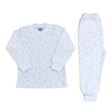 Sebi Bebe Nokta Çiçek Pijama Takım 9154