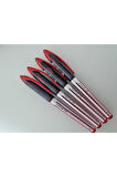 Uni-Ball Roller Kalem Aır 0.7 MM Kırmızı UBA-188-L (3 Adet)