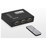 Hdmi Çoklayıcı Çoğaltıcı Switch 5 Port Kumandalı Ir Alıcılı