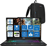 Msı Cyborg 15 Intel Core 7 240H 96GB Ddr5 4tb SSD RTX5060 Gddr7 8gb Windows 11 Home 15.6" Fhd (1920X1080) 144HZ Taşınabilir Bilgisayar B2RWFKG208XTRH40 + Zetta Çanta