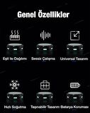 Coofbe Digital Göstergeli Tablet Soğutucu  5-8.45 inç Gamer Oyuncu Radyatör Soğutma Fanı RGB Işıklı