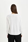 DeFacto Relax Fit V Yaka Basic Kazak C4024AX24WNER105