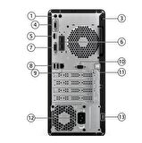 HP PRO 290 G9 İNTEL CORE İ7 12700 8GB 256GB SSD 23.8 Mon 4GB T400 Freedos MasaÜstü Bilgisayar U6D3A3EAM01