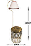 VENON AYDINLATMA LAMBADER GOLD SEHPALI ELİPS SİYAH SARI PATİNE (GOLD ÇEMBER) KREM ŞAPKA