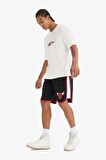 DeFactoFit NBA Chicago Bulls Standart Fit Cepli Bermuda Şort A3822AX25SPBK81