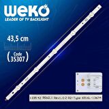 42 ROW2.1 REV1.0 2 R2-TYPE 6916L-1367A - 43.5 CM 5 LEDLİ - (WK-371)