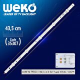 42 ROW2.1 REV1.0 2 R2-TYPE 6916L-1367A - 43.5 CM 5 LEDLİ - (WK-371)
