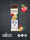 Mixmey Erik Meyve Bar 12 Adet | Vegan, Glutensiz Sağlıklı Atıştırmalık - 20gr X 12 Adet