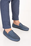 Gondol Erkek Hakiki Deri Hafif Taban Loafer Ayakkabı tx.12503 - Lacivert - 44