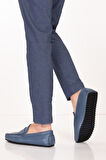 Gondol Erkek Hakiki Deri Hafif Taban Loafer Ayakkabı tx.12503 - Lacivert - 44