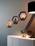Işıltı Home Design Ahşap Dekor Çerçeve 3 lü set
