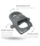 Diş Kaşıyıcı Gri