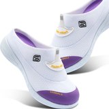 Sandal Spor Kadın Kaymaz Taban Ortopedik File Sabo Terlik  SS001-0258 BEYAZ