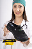 Sandal Spor Kadın Kaymaz Taban Ortopedik File Sabo Terlik  SS001-0258 SİYAH