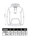 Fermuar Desenli Kedili Kapüşonlu Oversize Sweatshirt