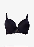 Simone Perele Siyah Balenli Sütyen 12316
