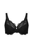 Simone Perele Siyah Balenli Sütyen 12V320