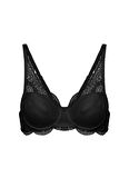 Simone Perele Siyah Balenli Sütyen 12V343