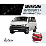 VW T6.1 TRANSPORTER 2019-2023 Arası Sinyal Çerçevesi 2 Parça Paslanmaz Çelik