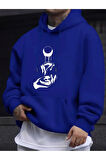 Eşsiz Desen Kalın İçi Yumuşacık Sweatshirt