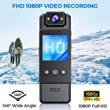 Ozmik CMR72 Mini Body Camera Video Recorder with WiFi Weable Bodycam 180° Lens Mini kamera