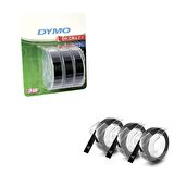 Dymo Junior / Omega Siyah 3'Lü Yedek Şerit