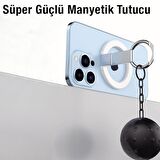 Coofbe Magsafe Uyumlu Telefon Tutucu İphone 14 13 12 Pro Max Stand Yüzük Tutucu İphone Masaüstü Stand