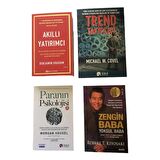 AKILLI YATIRIMCI+TREND TAKIPCISI+PARANIN PISKOLOJISI+ZENGIN BABA YOKSUL BABA 4 SET