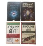 REZONANS KANUNU-EVRENIN ANAHTARLARI REZONANS KANUNLARI-DUSUNCENIN GUCU-BILINCALTININ GUCU 4SET