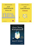 jose saramago korluk+jose sarmago gormek+gece yarisi kutuphanesi= 3 set