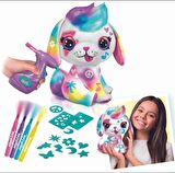 Airbrush Plush Puppy Chiot Perrito Spreyle Peluş Boyama ve Şekillendirme Seti