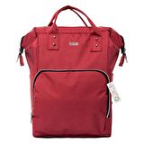 Bebex Bag-Z Su Geçirmez Unisex Bebek Bakım Çantası Kırmızı