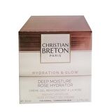 Christian Breton Hydration-Glow Gül Özlü Tüm Cilt Tipleri İçin Su Bazlı Yağsız Aydınlatıcı Yüz Bakım Kremi 50 ml